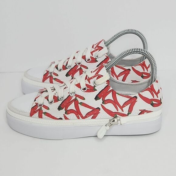 Zips California Hot funky red chili peppers spicy sneakers - Picture 3 of 10